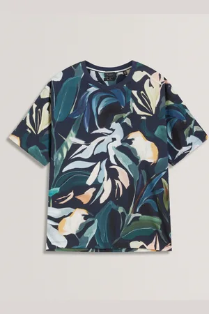 Ted Baker Almoi Floral Print 100% Cotton T-ShirtM