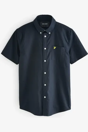 Lyle & Scott Short Sleeve Lightweight Slub Oxford ShirtX-Large