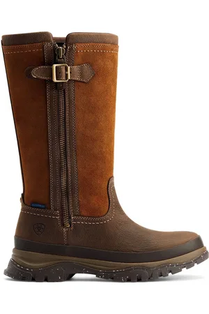 Ariat Brązowe nieprzemakalne buty Moresby zapinane na zamekEU 37 (UK 4.5)