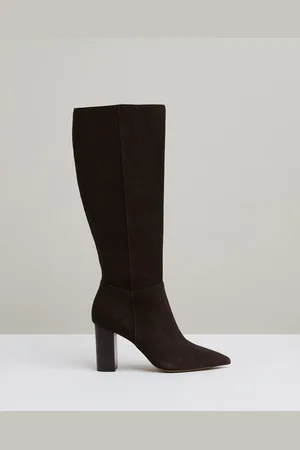 Reiss Bianca Block Heel Knee High BootsEU 37 (UK 4)