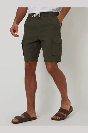 Threadbare Krótkie bojówki z domieszką lnu32 R