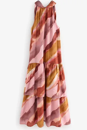 Next Halter Tie Neck Layered Maxi Dress40