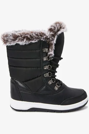 Next Waterproof Warm Faux Fur Lined Snow BootsEU 37 (UK 4)