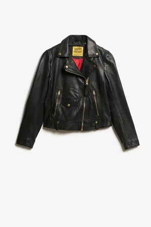 Superdry Classic Leather Biker Jacket40