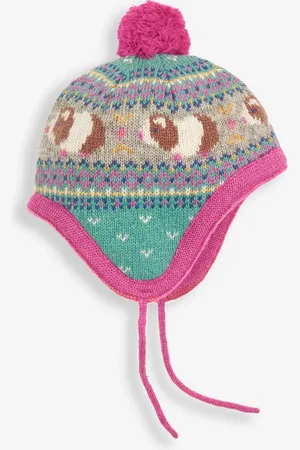 JoJo Maman Bébé Czapka Bobble z wzorem skandynawskim1