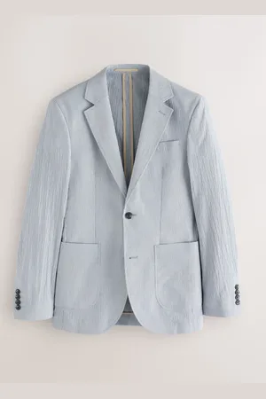 Next Slim Fit Seersucker Stripe Suit Jacket58 Regular (UK 48 R)