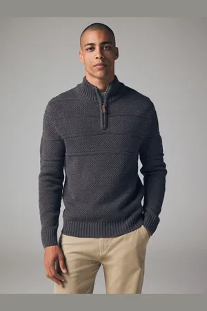 Next Regular Fit Textured Jumper with Wool3XL