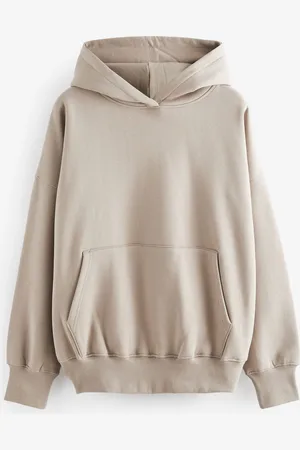 Next Oversized Relaxed Fit Heavyweight Brushed Longline Hoodie SweatshirtL