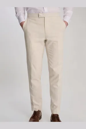 Harry Brown Slim Fit Giacomo Cotton Linen Suit Trousers38 R