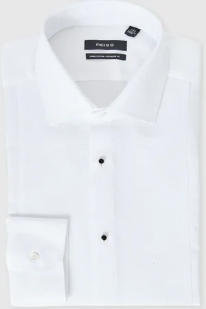 Reiss Marcel Slim Fit Cotton Marcella Tuxedo ShirtM