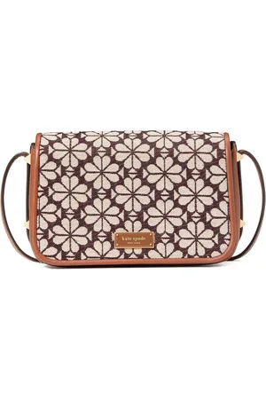 Kate Spade Kremowa torebka z klapką Jeden