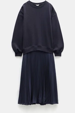 Hush Puppies Gabriela Pleated Skirt Sweat DressXL