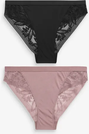 Next Microfibre & Lace Knickers 2 Pack42