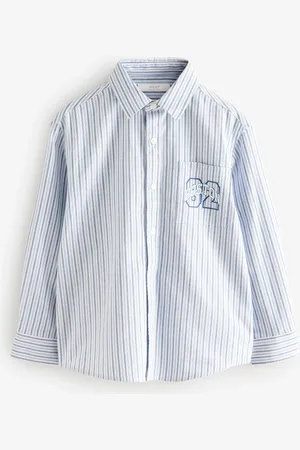 Next 100% Cotton Long Sleeve Stripe Shirt (3-16yrs)4 lat (104 cm)