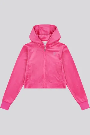Juicy Couture Girls Arch Zip-Thru Diamante Hoodie140146 cm
