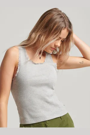 Superdry Lace Trim Vest TopM-L