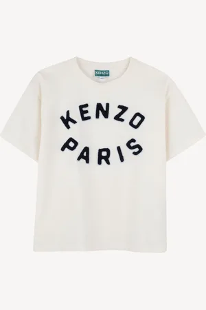 Kenzo Short Sleeve Logo White T-Shirt140146 cm