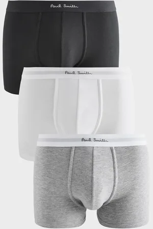 Paul Smith Zestaw 3 par czarnych bokserek z paskiem z logoS
