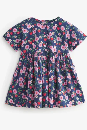 Next Cath Kidston Floral Relaxed Cotton 100% Cotton Dress (3mths-8yrs)116122 cm