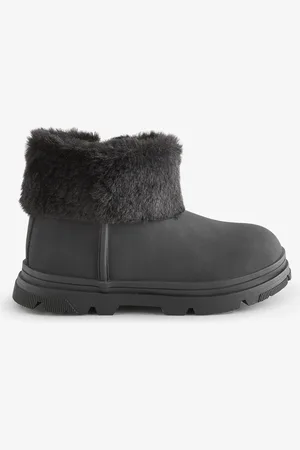 Schuh Cherry Faux Fur Black BootsEU 22 (UK 5)