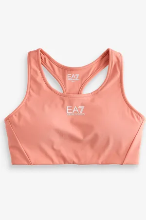 EA7 Emporio Armani Pink Logo Sports BraM