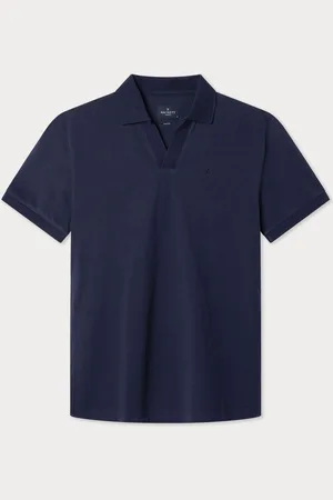 Hackett Soft Jersey Polo Shirt With Open Collar3X-L