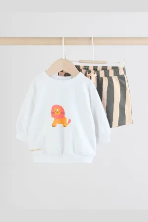 Next Baby Sweatshirt and Shorts Set7480 cm