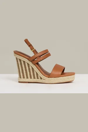 Reiss Hailey Raffia Wedge Heeled Sandalseu41