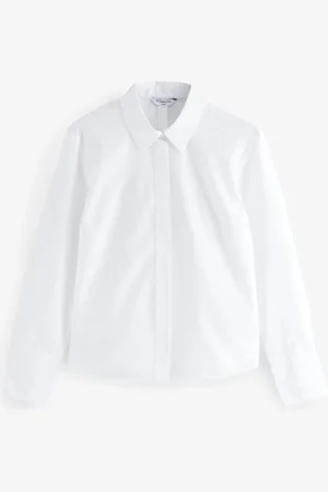 Next Fitted Collared Long Sleeve Shirt34