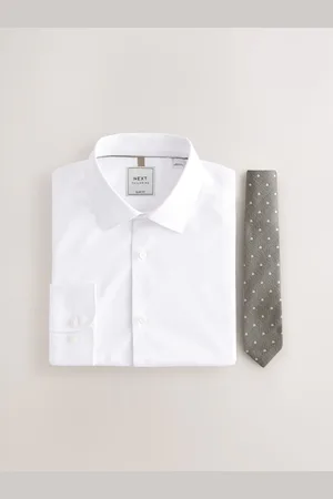 Next Occasion 100% Cotton Shirt And Tie Pack14 cali