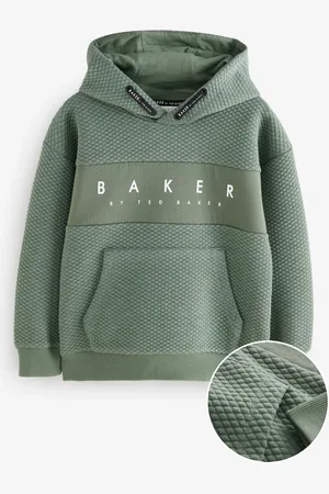 Ted Baker Fakturowana bluza z kapturem 4 lat (104 cm)