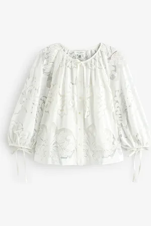 Ted Baker Bacina Lace Puff Sleeve Blouse38