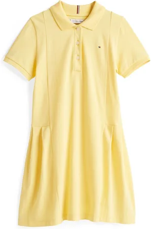 Tommy Hilfiger Pleated Short Sleeve Polo Dress152158 cm