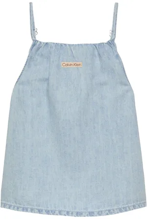 Calvin Klein Denim Strap Top158164 cm