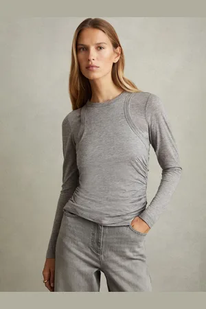 Reiss Charlie Layered Long-Sleeve TopXS