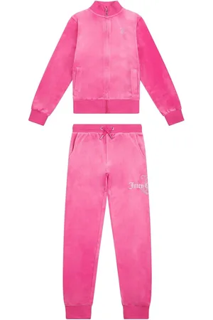 Juicy Couture Girls Diamante Hoodie & Slim Tracksuit Set10