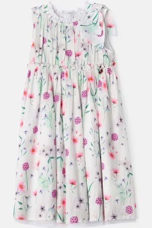 Angel & Rocket Giana Bow Shoulder Print 100% Cotton Dress7 lat (122 cm)