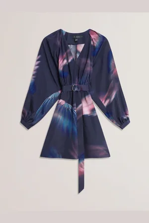 Ted Baker Alte Printed Belted Mini Dress34
