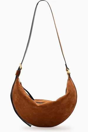 AllSaints AllSaints Halfmoon Suede Shoulder BagJeden