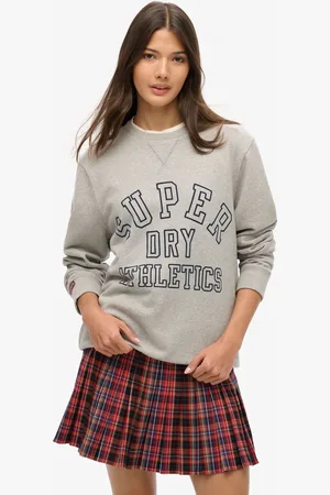 Superdry Mid Rise Check Mini Skirt38