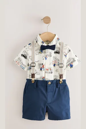 Next Shirt, Braces, Short & Bow Tie Set (3mths-7yrs)7480 cm