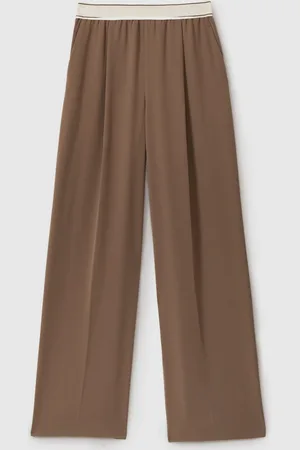 Reiss Abigail Wide Leg Elasticated Trousers42 L