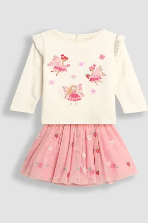 JoJo Maman Bébé Fairy Appliqué Top And Tulle Skirt Set6