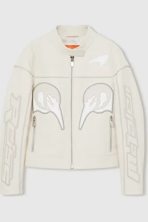 Reiss Champion McLaren F1 Team Leather Biker Jacket36