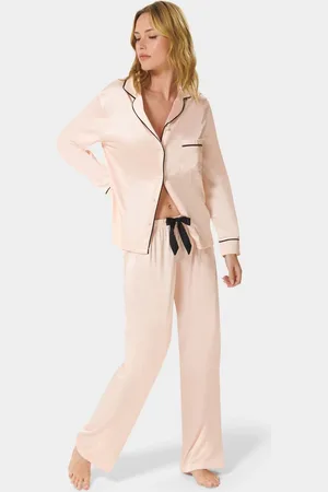 BlueBella Claudia Luxury Satin Long Pyjama Set40