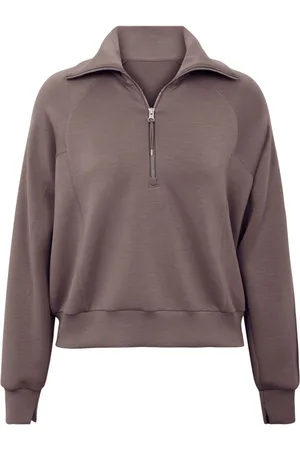 Spanx AirEssentials Half Zip White HoodieM