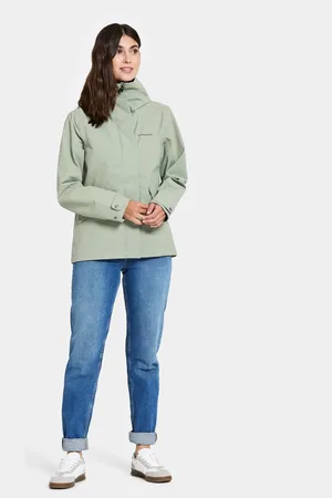 Didriksons Womens Red Silja Waterproof Jacket40