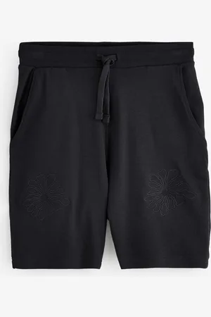 Threadbare Floral Embroidered 100% Cotton Sweat ShortsS