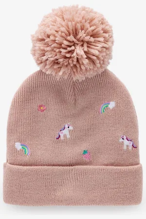 Next Embroidered Pom Beanie Hat (3mths-6yrs)1