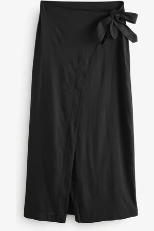 Next Midi Sarong Skirt With Linen46XL dla wysokich